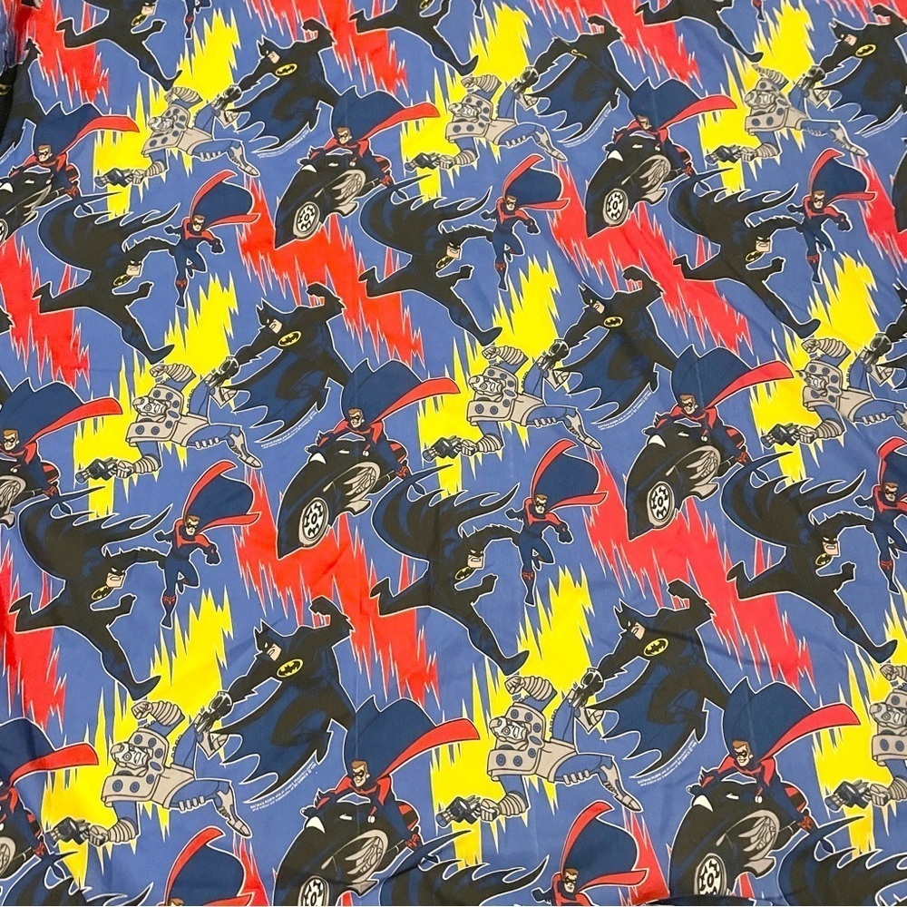 1996 DC Comics Batman and Robin Mr Freeze Twin Flat Sheet Bibb Company